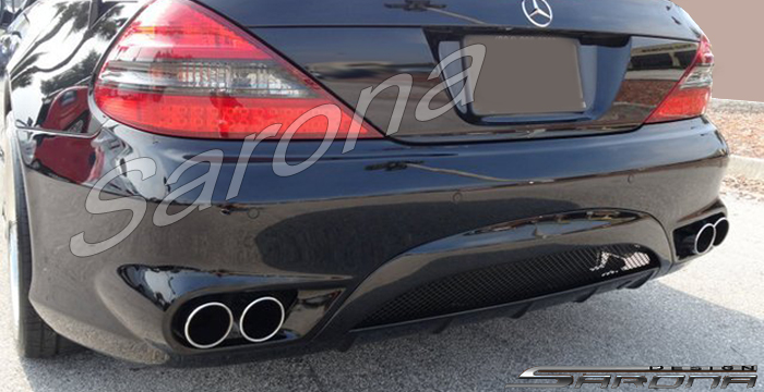 Custom Mercedes SL Rear Bumper  Convertible (2003 - 2012) - $890.00 (Part #MB-013-RB)